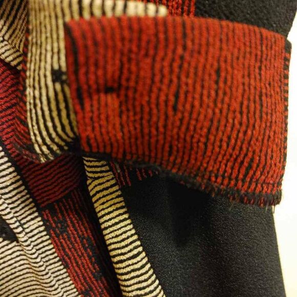 Michael Phillips Shirt Women's Plus 18 Button Front Multicolor Patchwork Stretch - Picture 10 of 11